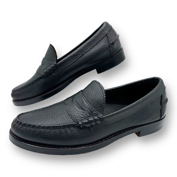 Brooks Brothers x Allen Edmonds Black‎ Leather Penny Loafers 10.5 D main image 13